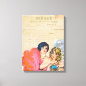 ヴィンテージドフランスフークエレデエレガントィース キャンバスプリント (正面)