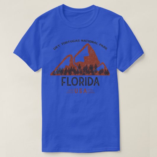 ヴィンテージドライトルトゥガス国立公園 Tシャツ (デザイン正面)