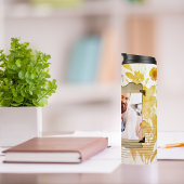 ヴィンテージドライフラワーフォトモンタージュ&文字 タンブラー