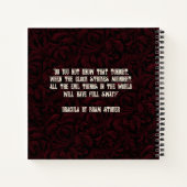 ヴィンテージドラキュラビクトリアンハロウィーンゲストブック ノートブック (裏面)