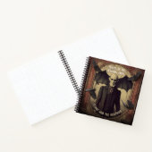 ヴィンテージドラキュラビクトリアンハロウィーンゲストブック ノートブック (内部)