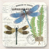 ヴィンテージドラグオンリーフランスのズ&ドキュメントコースターセット コースター (正面)