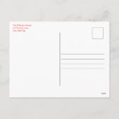 ヴィンテージドラゴンアットクリスマスアイ シーズンポストカード (裏面)