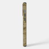 ヴィンテージドラゴンシルエットエンブレムパーソナライズされた iPhoneケース (左側面)