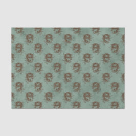 ヴィンテージドラゴンパターン 薄葉紙