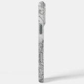 ヴィンテージドラゴンフライグランジダマスクとモノグラム Case-Mate iPhoneケース (裏面 / 右)