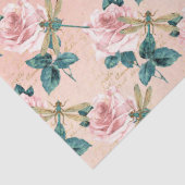 ヴィンテージドラゴンフライ系デザイン1ティッシュペーパー 薄葉紙 (詳細)