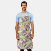 ヴィンテージドラゴンフライ系デザイン10 エプロン (着用した状態)