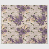 ヴィンテージドラゴンフライ系デザイン6 ラッピングペーパー (フラット)