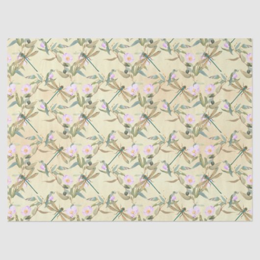 ヴィンテージドラゴンフライ系デザイン8 薄葉紙 (正面)