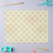 ヴィンテージドラゴンフライ系デザイン9 薄葉紙 (クラフト)