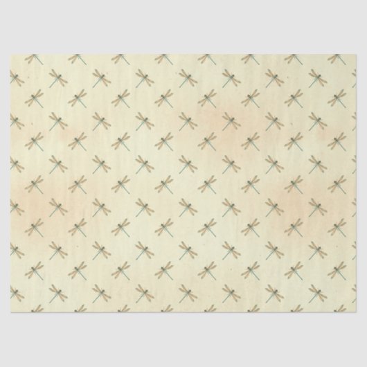 ヴィンテージドラゴンフライ系デザイン9 薄葉紙 (正面)