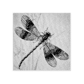 ヴィンテージドラゴンフライNo.2草の水彩画 ラバースタンプ (インプリント)