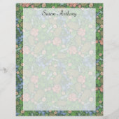 ヴィンテージドラゴン飛んでいるフライinイングリッシュガーデン紙 (正面)