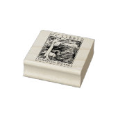 ヴィンテージドラゴン カスタム エクスリブリス 図書館 本 ラバースタンプ (スタンプ)