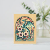 ヴィンテージドラゴン ポストカード (スタンド正面)