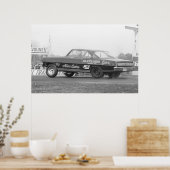 ヴィンテージドラッグレース – 1966シェヴィノヴァSSノバカイン ポスター (キッチン)