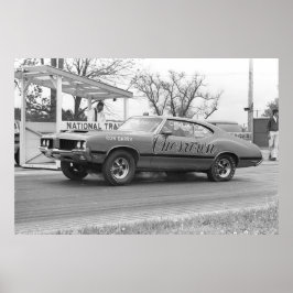 ヴィンテージドラッグレース – 1970オールズ442チェズタウン ポスター