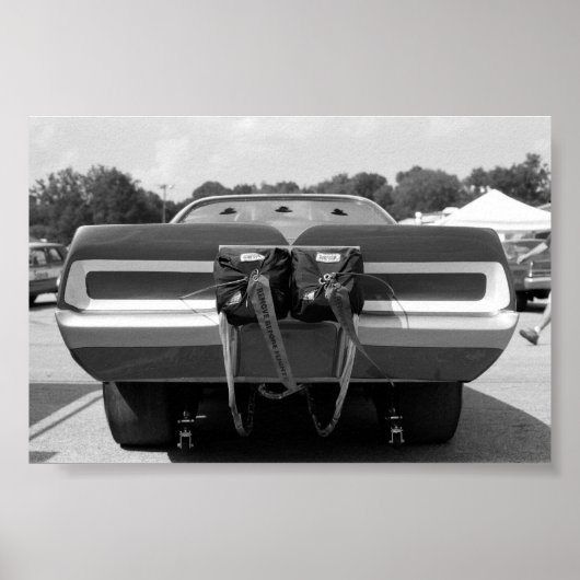 ヴィンテージドラッグ-おもしろい充電器 ポスター (正面)