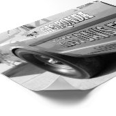 ヴィンテージドラッグ – ガス ポスター (角)