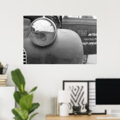 ヴィンテージドラッグ – トラックガッサー ポスター (ホームオフィス)