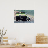 ヴィンテージドラッグ – モンザおもしろいカー ポスター (キッチン)