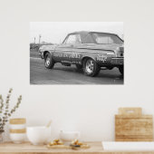 ヴィンテージドラッグ – 最大パフォーマンス1964 Dodge ポスター (キッチン)