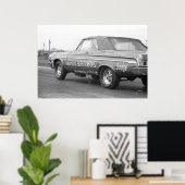 ヴィンテージドラッグ – 最大パフォーマンス1964 Dodge ポスター (ホームオフィス)