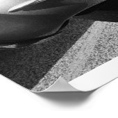 ヴィンテージドラッグ- 1957シェヴィコルベットガッサー ポスター (角)