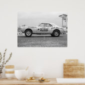 ヴィンテージドラッグ- Chevy Camaro Z/28ドラッグ ポスター (キッチン)