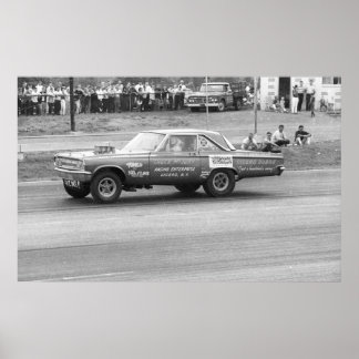 ヴィンテージドラッグ- McJuline Dodge AF/X ポスター