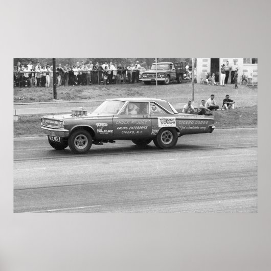 ヴィンテージドラッグ- McJuline Dodge AF/X ポスター (正面)