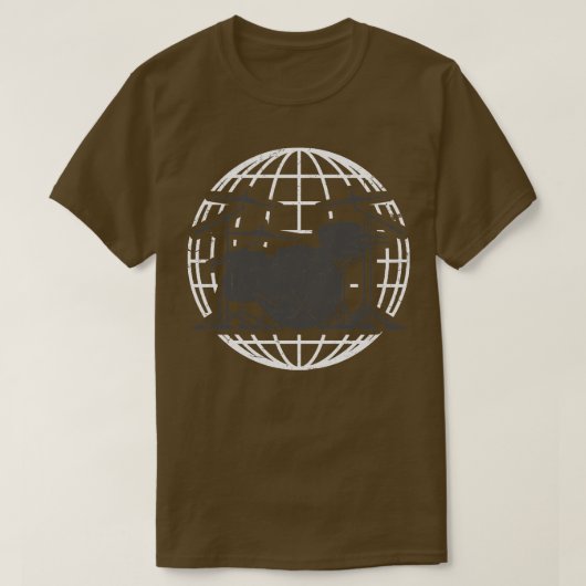 ヴィンテージドラム Tシャツ (デザイン正面)