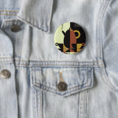 ヴィンテージドリンクドリンクカップ付きコーヒーポット 缶バッジ (インサイチュ)