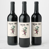 ヴィンテージドリンクミー不機嫌ハッター ワインラベル (ボトル)