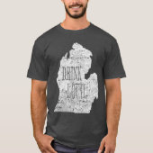 ヴィンテージドリンク地元のクラフトビールミシガン Tシャツ (正面)