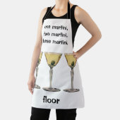 ヴィンテージドリンク飲料、マルティーニオリーブカクテル エプロン (インサイチュ)