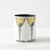 ヴィンテージドリンク飲料、マルティーニオリーブカクテル マグカップ (中央)