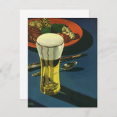 ヴィンテージドリンク、ビール、ディナー (正面/裏面)