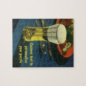 ヴィンテージドリンク、ビール、ディナー ジグソーパズル (横)