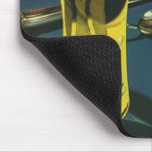 ヴィンテージドリンク、ビール、ディナー マウスパッド (コーナー)