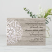 ヴィンテージドリー&バーンウッド結婚式招待状 招待状 (スタンド正面)