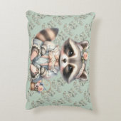 ヴィンテージドレスコテージコアラクーンパステル アクセントクッション (裏面(縦))