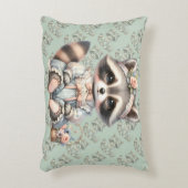 ヴィンテージドレスコテージコアラクーンパステル アクセントクッション (正面(垂直))