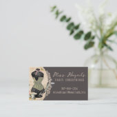 ヴィンテージドレスダミーマネキン裁縫シーメスト 名刺 (スタンド正面)