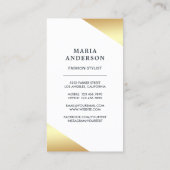 ヴィンテージドレス型枠マネキンファッションスタイリスト 名刺 (裏面)