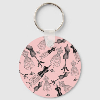 ヴィンテージドレス型枠 キーホルダー