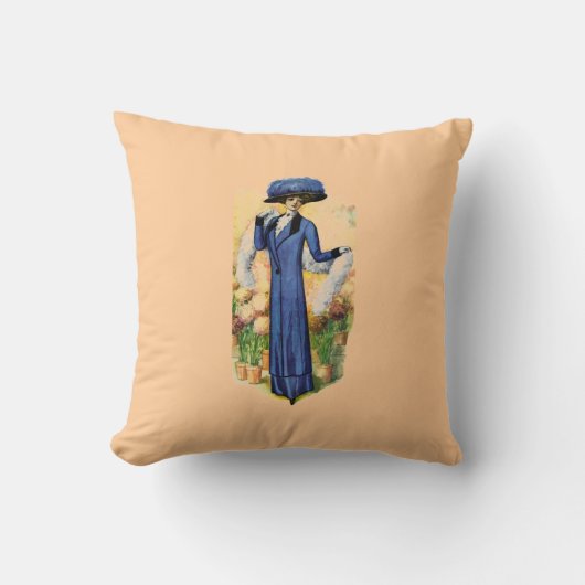 ヴィンテージドレス枕 クッション (正面)