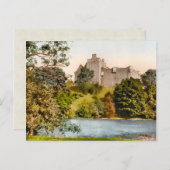 ヴィンテージドーネキャッスルスコットランド ポストカード (正面/裏面)