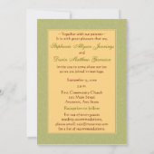 ヴィンテージドーブバラハート結婚式招待状夏 招待状 (裏面)